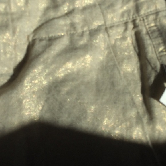 Gap girlfriend chino cream with shiny gold sheen - Picture 6 of 6